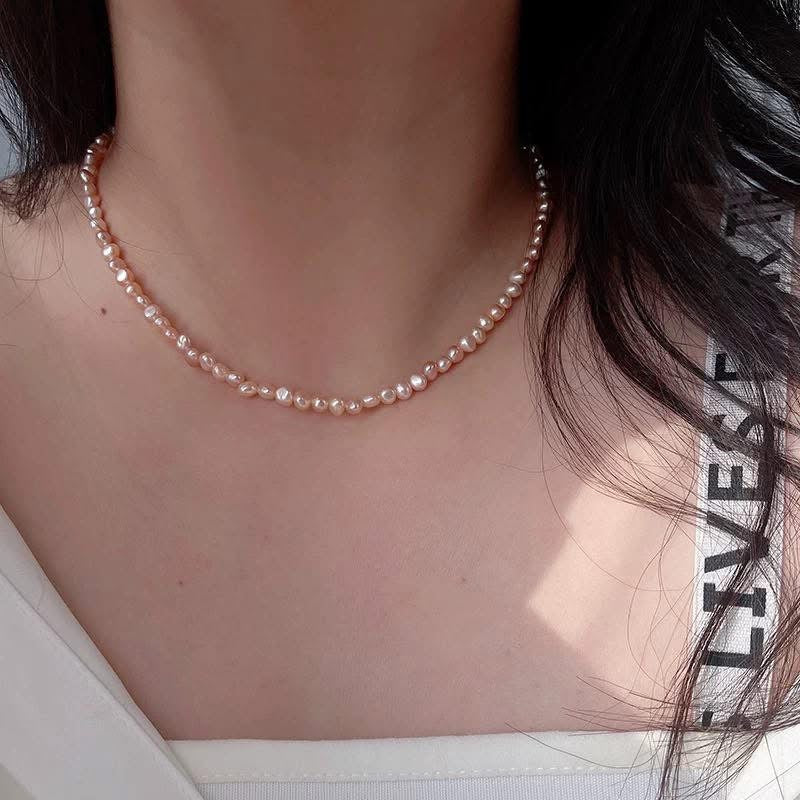 Baroque pearl necklace 4–5mm