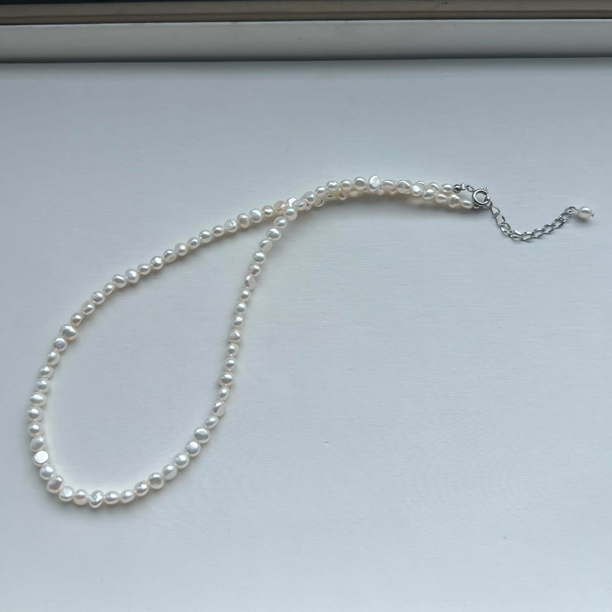 Baroque pearl necklace 4–5mm