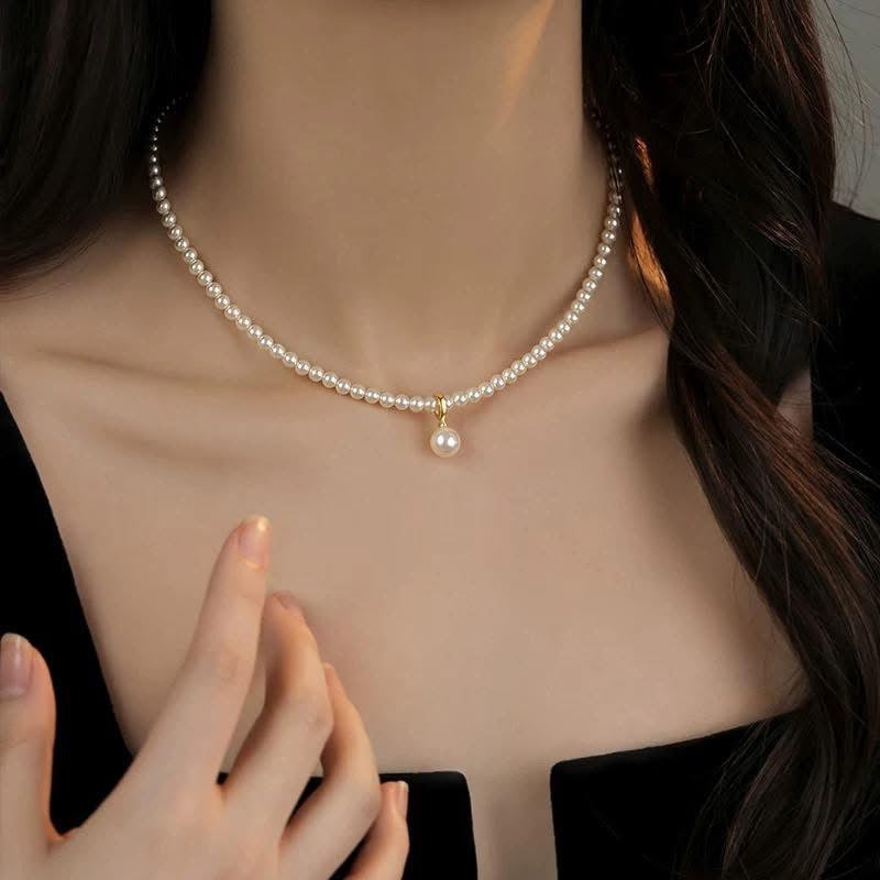 Mini pearl necklace 4–5mm